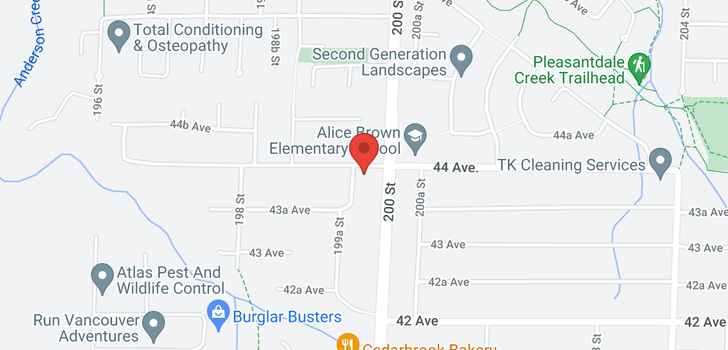 map of 19966 44 AVENUE